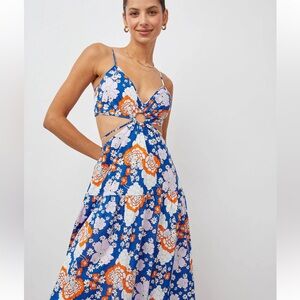 Rails Lourdes Dress Cobalt Floral